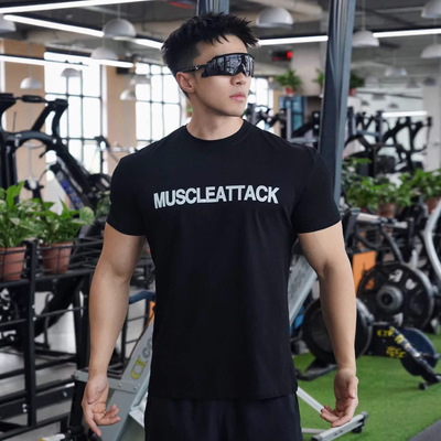 2026春夏新款男士休闲运动健身肌