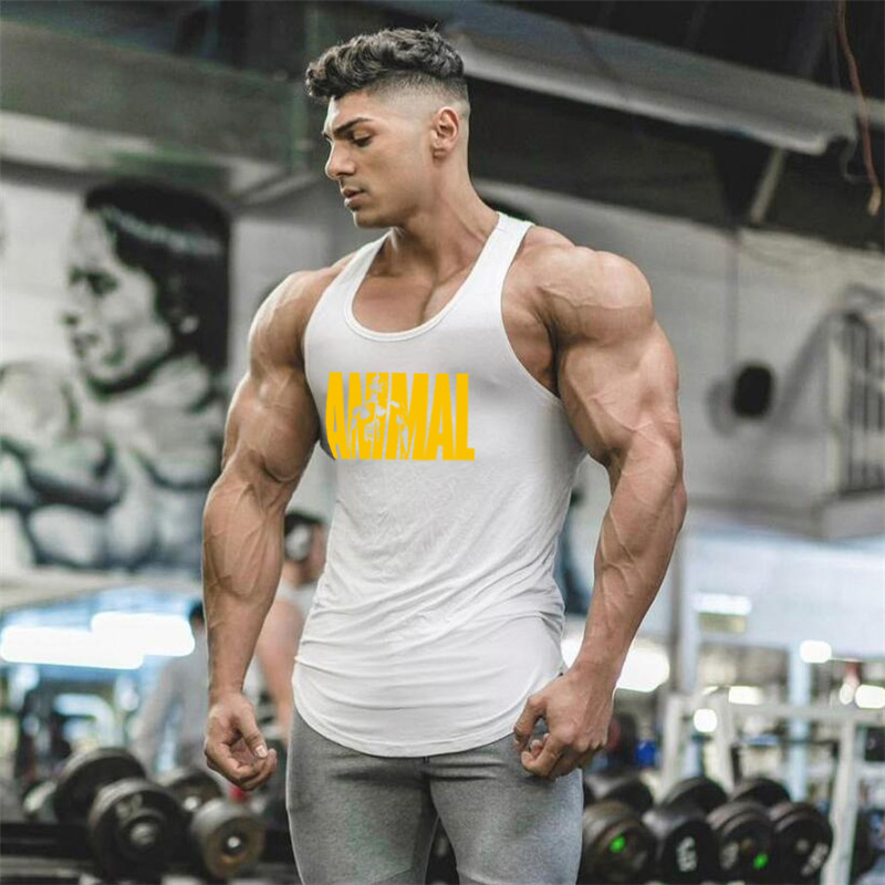 健身背心男士运动弹力无袖T恤