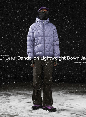 捷展男装|蒲公英轻量羽绒连帽外套25冬季新款90绒可收纳羽绒服男