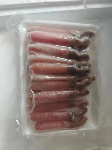 冻蟹拐肉棒长脚蟹腿肉鳕蟹腿日料蟹钳蟹棒日料店寿司500g/包