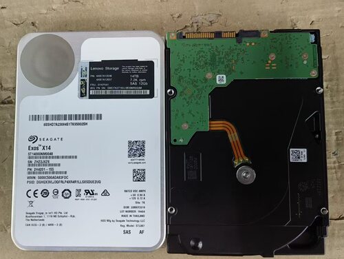 Seagate/希捷ST1400NM0048 14T机械硬盘7.2K 12Gb SAS 3.5寸