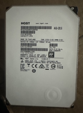 日立8T HUH728080ALE601 SATA