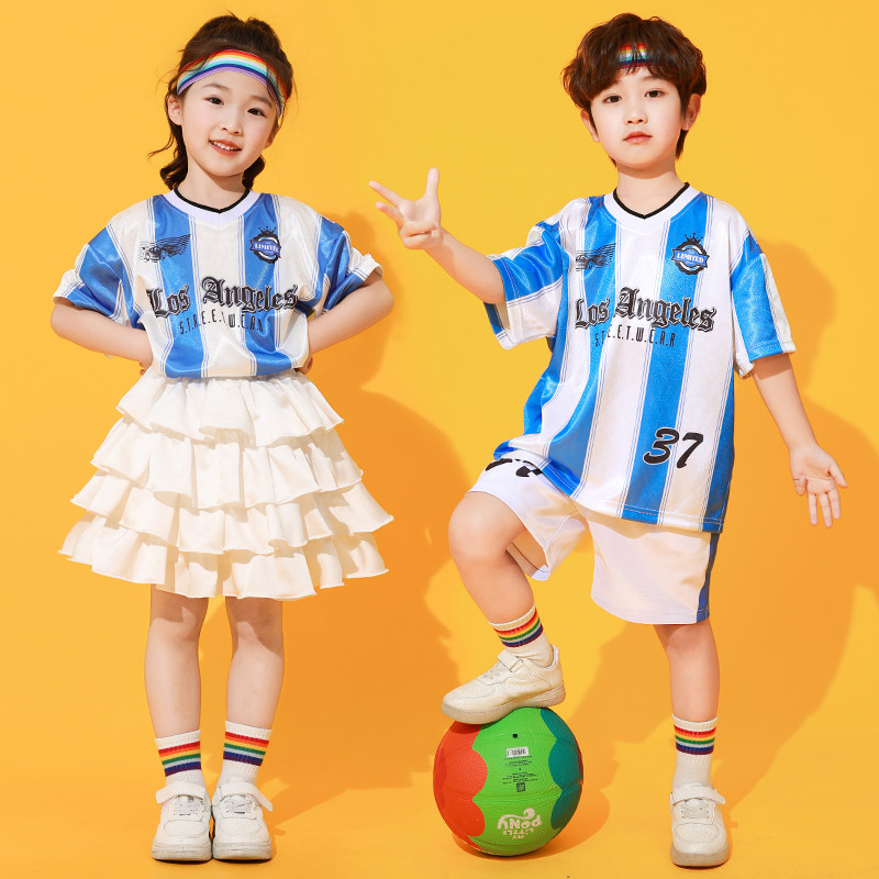 儿童表演服幼园啦队篮球操