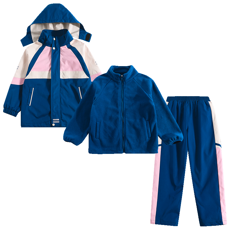 小学生校服冲锋衣秋冬装一年班服