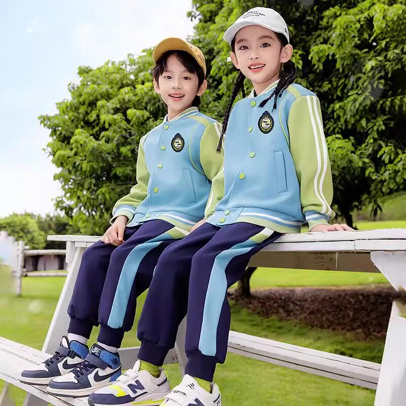 幼儿园园服春秋款儿童班服小学生校服夏季学院风运动服休闲套装