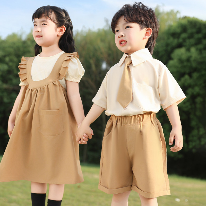 幼儿园服夏装短袖伦风班小