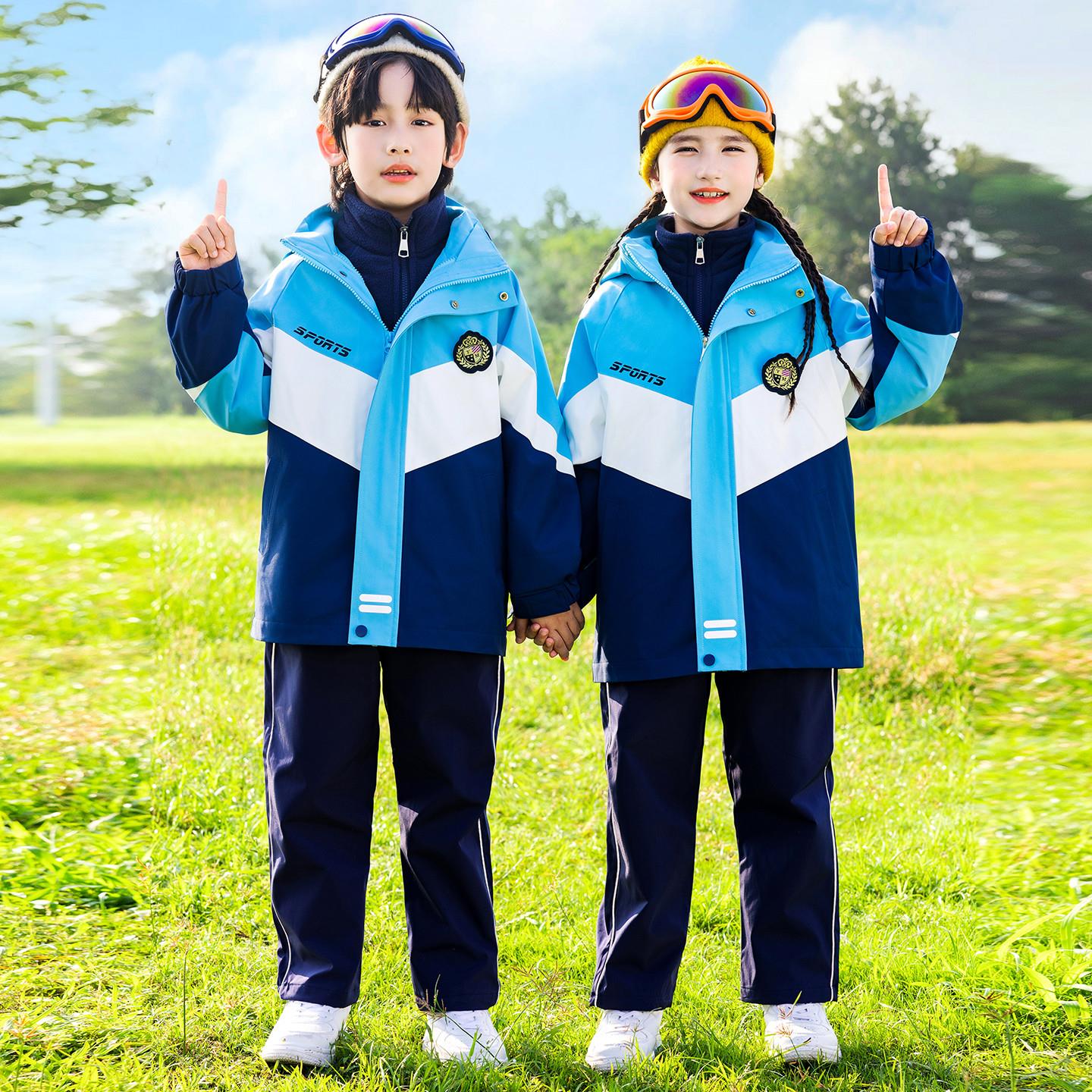 幼儿园服春秋三件套冬小学生校服