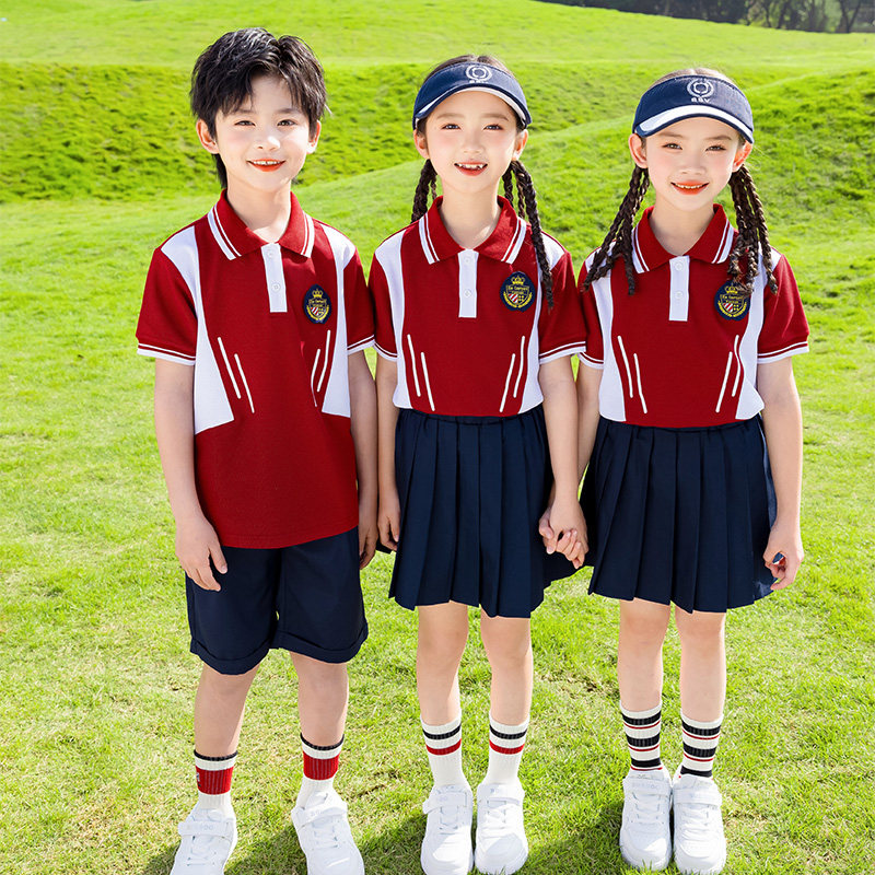 小学生校服夏季短袖儿童运