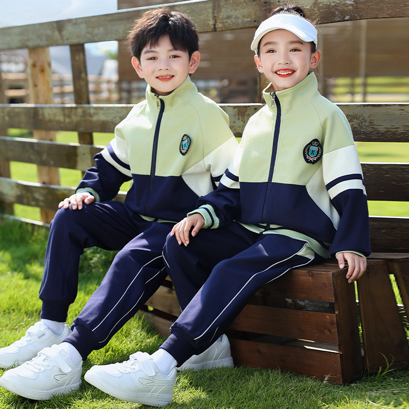 小学生校服套装夏季短袖班服运动会儿童服装幼儿园园服夏装定制