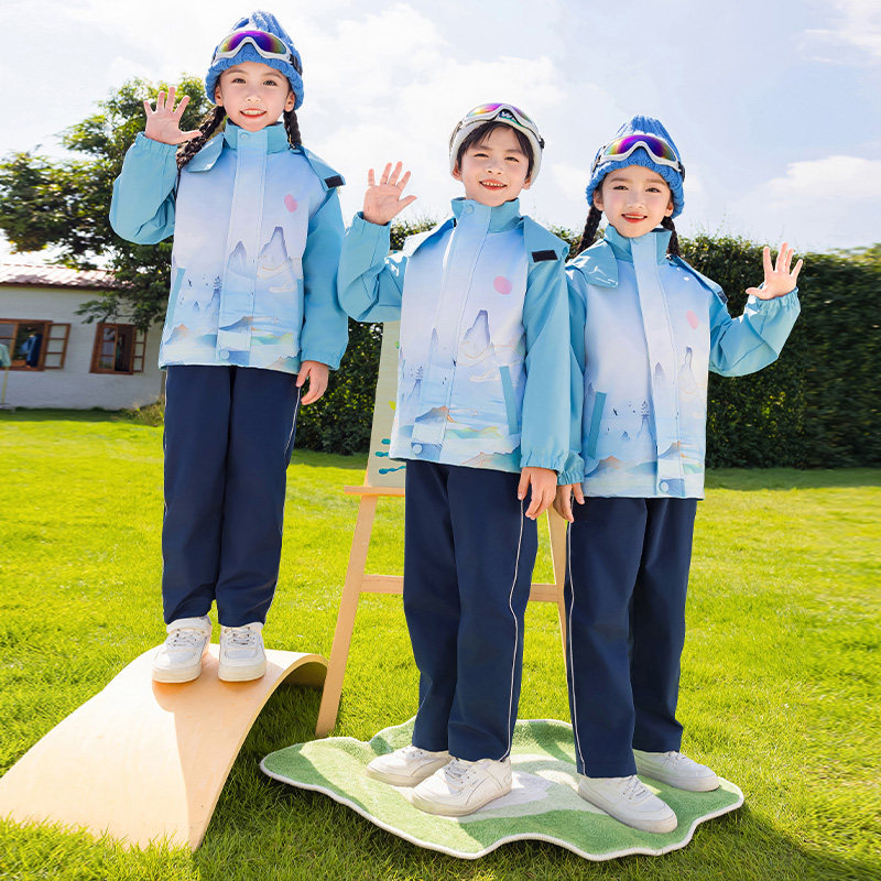 小学生校服冬季幼儿园三合