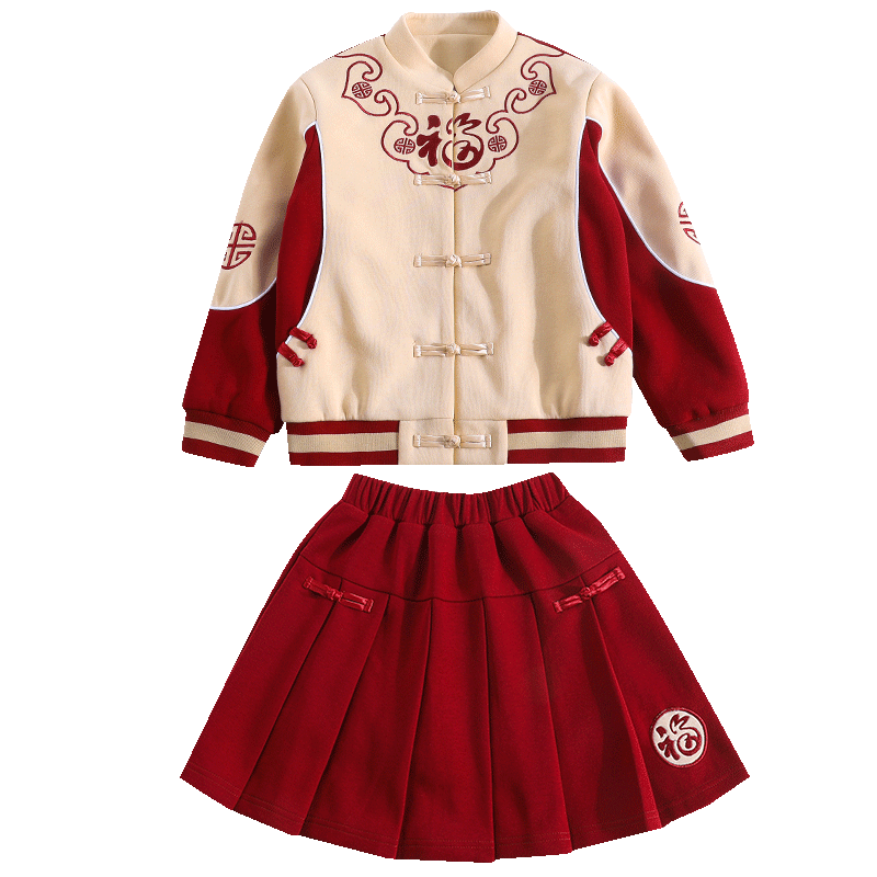 校服汉套装小学生春秋幼儿园