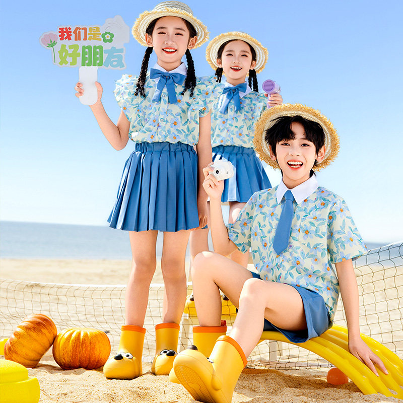 毕业照服装表演六一小孩演出服