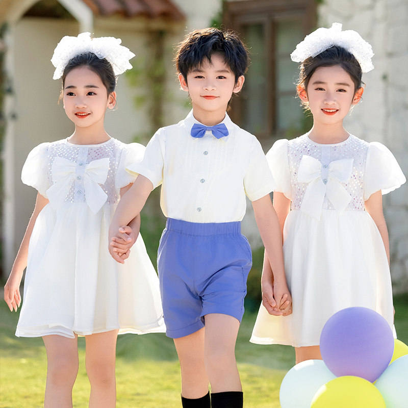 六一儿童节演出服女公主裙