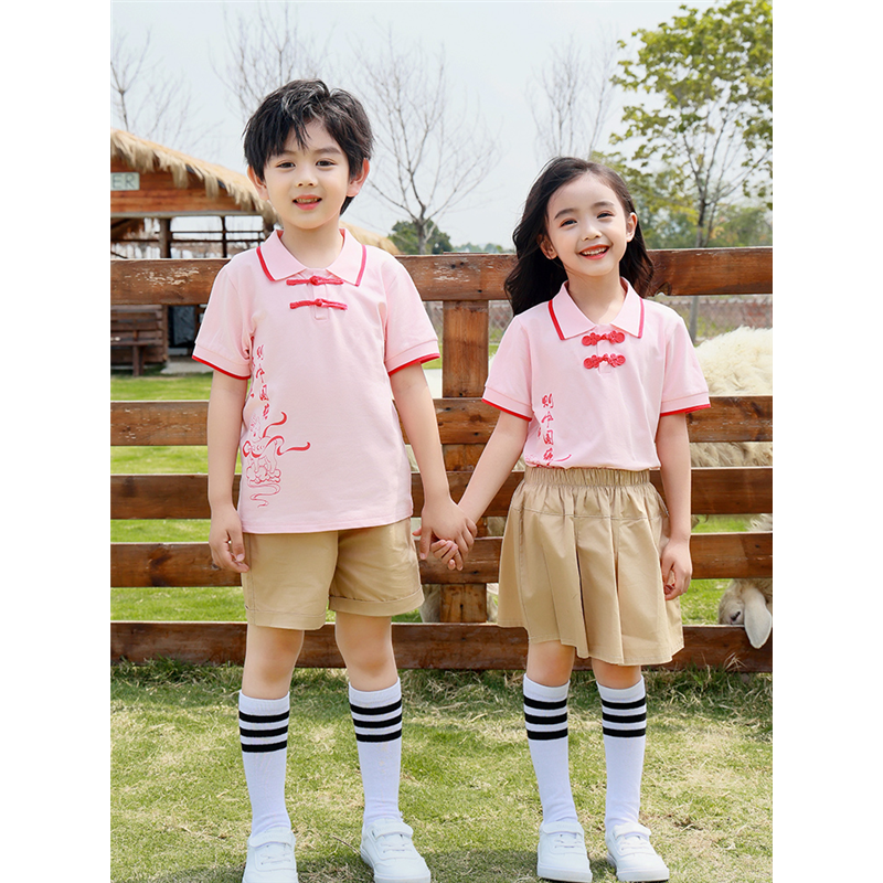 幼儿园园服夏装中国风毕业