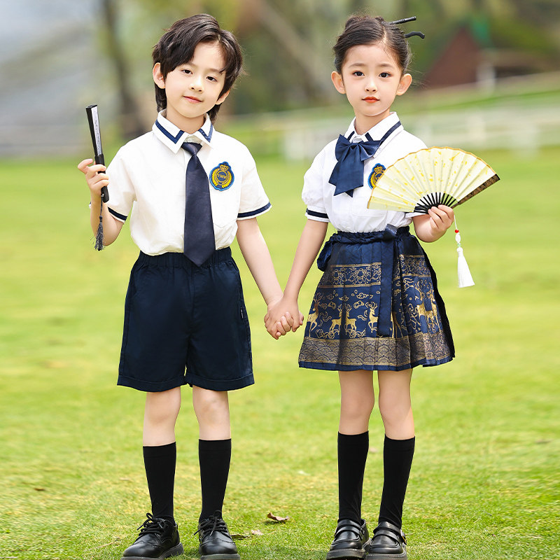 幼儿园服夏季校套装小学生