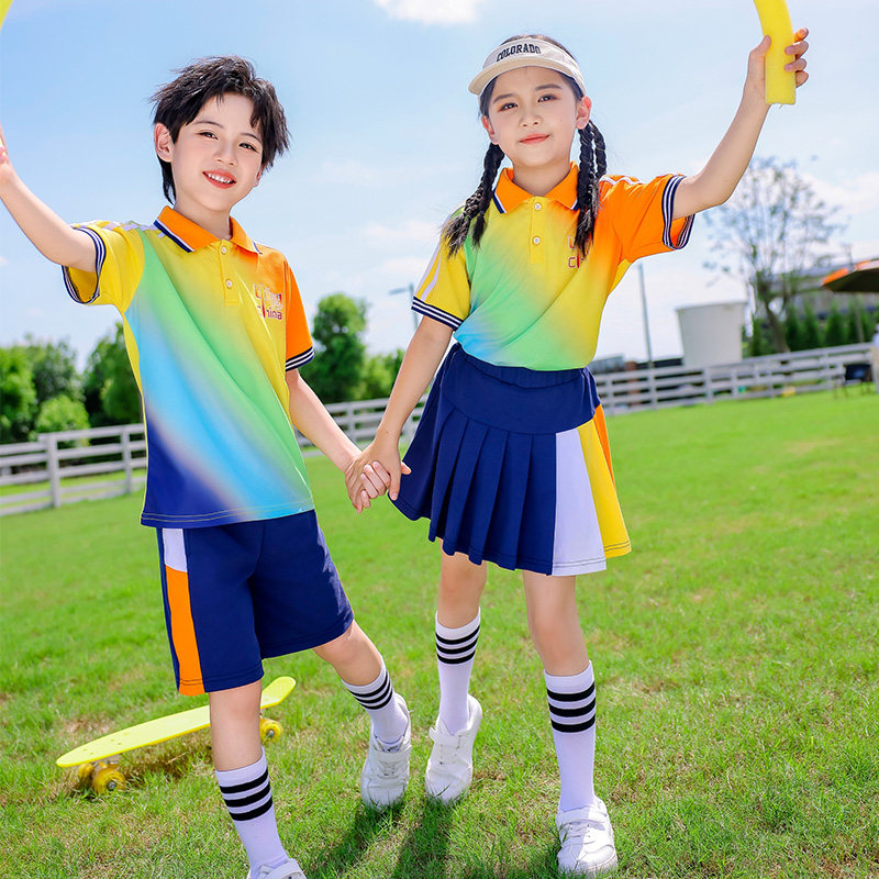 小学生校服夏季幼儿园童合