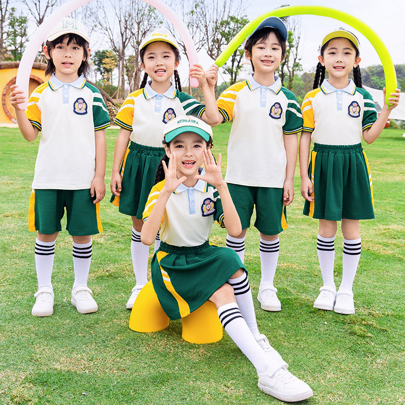 小学生校服夏季班套装儿童