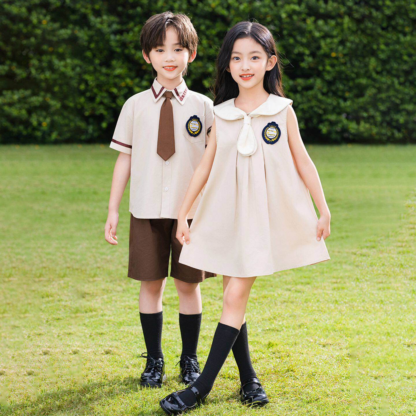 夏季幼儿园服男女童六一表