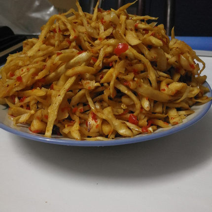 湖北麻城特产香辣萝卜条农家手工制作腌萝卜下饭菜500克包邮