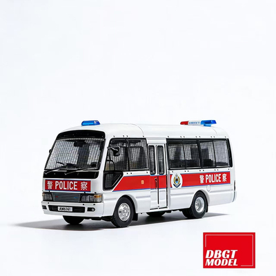 DBGT警用巴士汽车模型高仿真