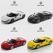 Zincit Model1 64跃马296GTB合金跑车汽车模型仿真收藏摆件玩具