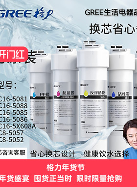 格力原厂净水机滤芯WTE-PC16-5088/5081/5X608A净水滤芯配件