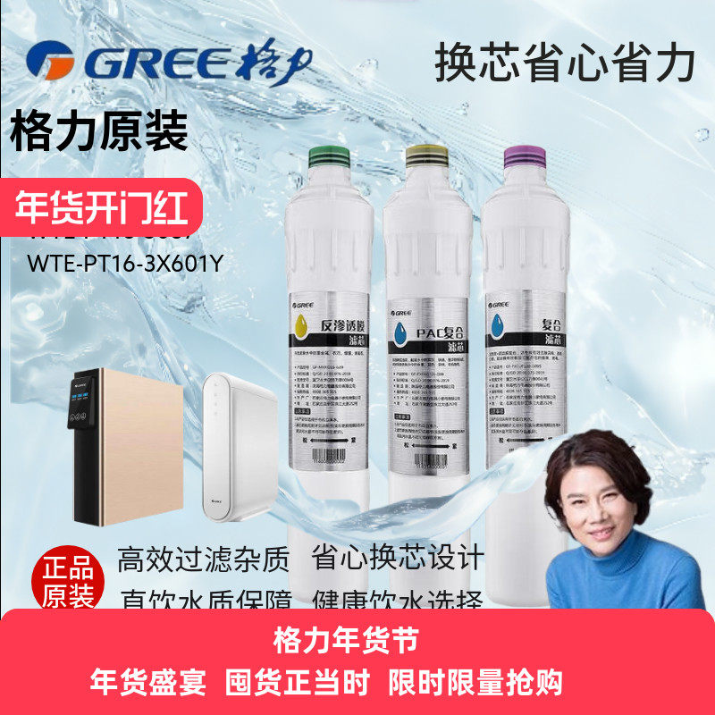 格力净水器滤芯WTE-PT16-3087/3X601Y/净饮一体机滤芯原装正品