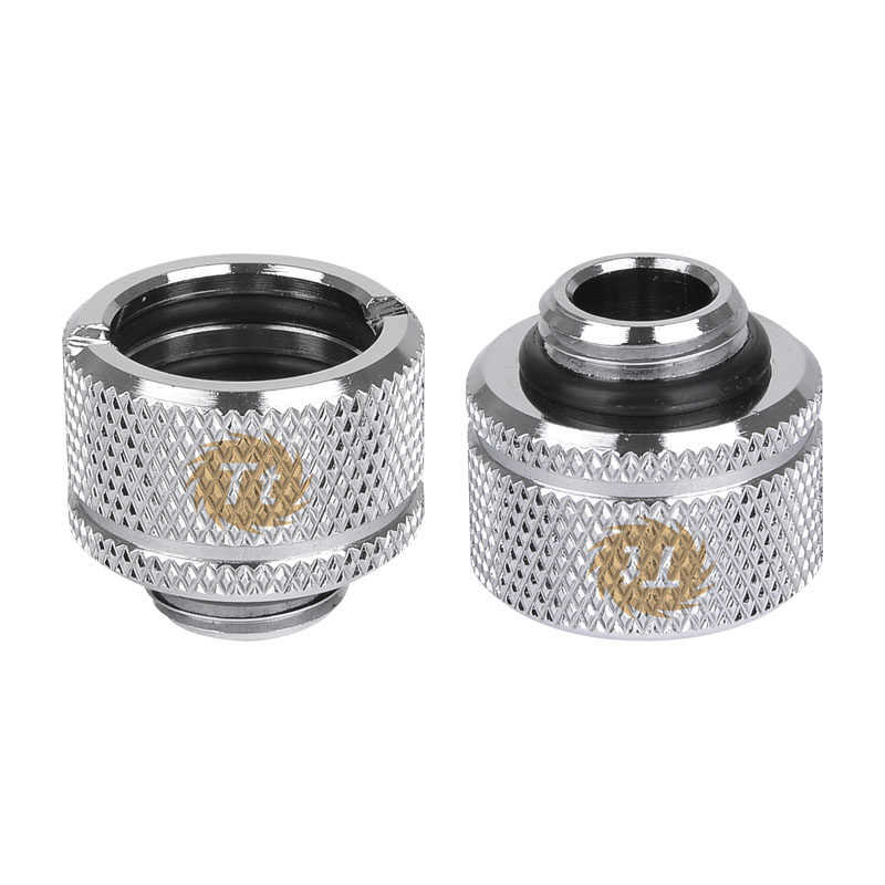 Tt水冷管接头G1/4 外径16mm硬管接头水冷接头分体水冷转接头快拧