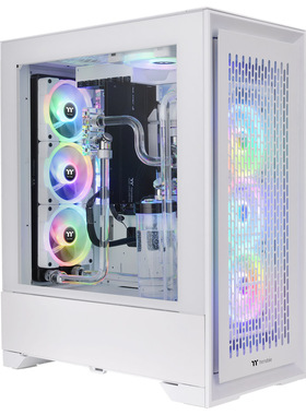 Tt机箱CTE T500 Air白色EATX主板360水冷台式机电脑办公电竞机箱