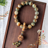 直播爆款 敦煌菩提手串大圆珠佛珠手持民族风男女盘玩文玩手链批发