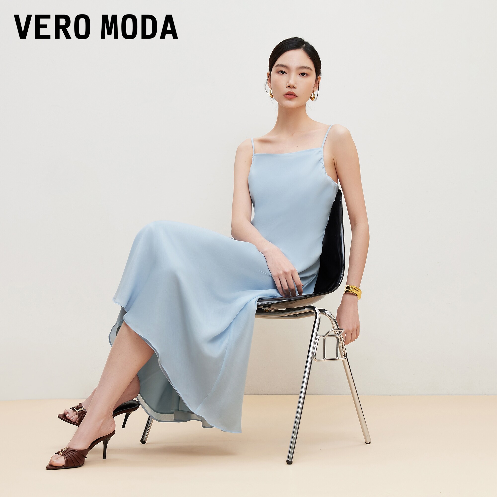 【所有女生的衣橱直播间】Vero Moda吊带连衣裙/半透衬衫