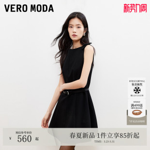 A字蝴蝶结装 新款 饰收腰吊带裙32617A005 Moda连衣裙2026春季 Vero