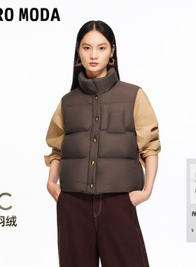 Vero Moda羽绒服2026春季新款90白鸭绒云朵羽绒马甲通勤325452002