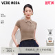 POLO领刺绣短袖 Vero 新款 女2026夏季 上衣休闲326245012 Moda针织衫
