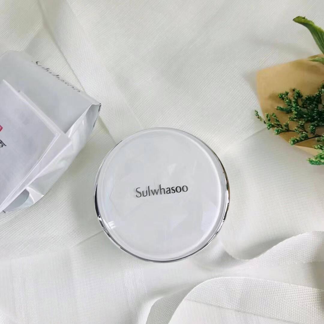 包邮韩国免税雪花秀滋晶雪肤提亮白气垫粉底液