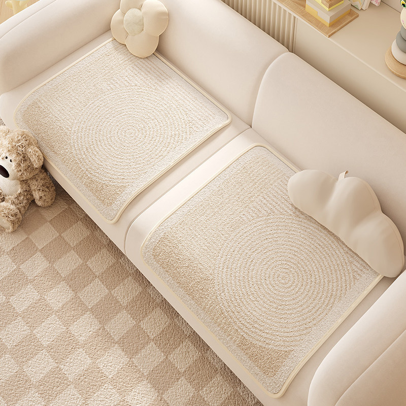 沙发垫椅垫保暖毛绒防滑奶油风真皮沙发盖布巾轻奢高级感线条,3C数码配件,USB多功能数码宝,淘宝优惠券,粉丝福利购,淘宝优惠卷