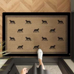 复古入户门地垫家用门垫防滑耐脏耐磨高级玄关脚垫可裁剪进门地毯