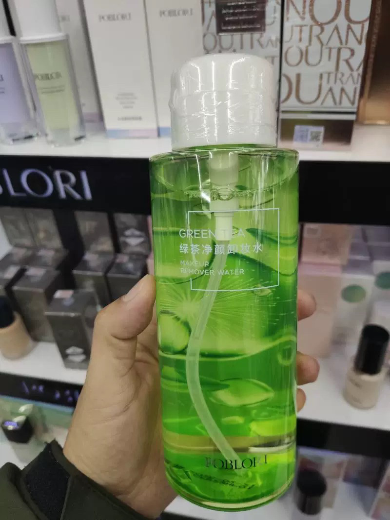 芭宝丽绿茶卸妆水脸部温和清洁眼唇脸三合一敏感肌深层清洁500ml