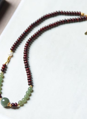 算盘珠DIY时光款印度小叶紫檀手链项链厂家批发规格4×6男女文玩