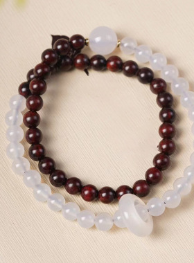 白雪款DIY小叶紫檀手链首饰厂家批发规格0.6男女式文玩装饰品念珠