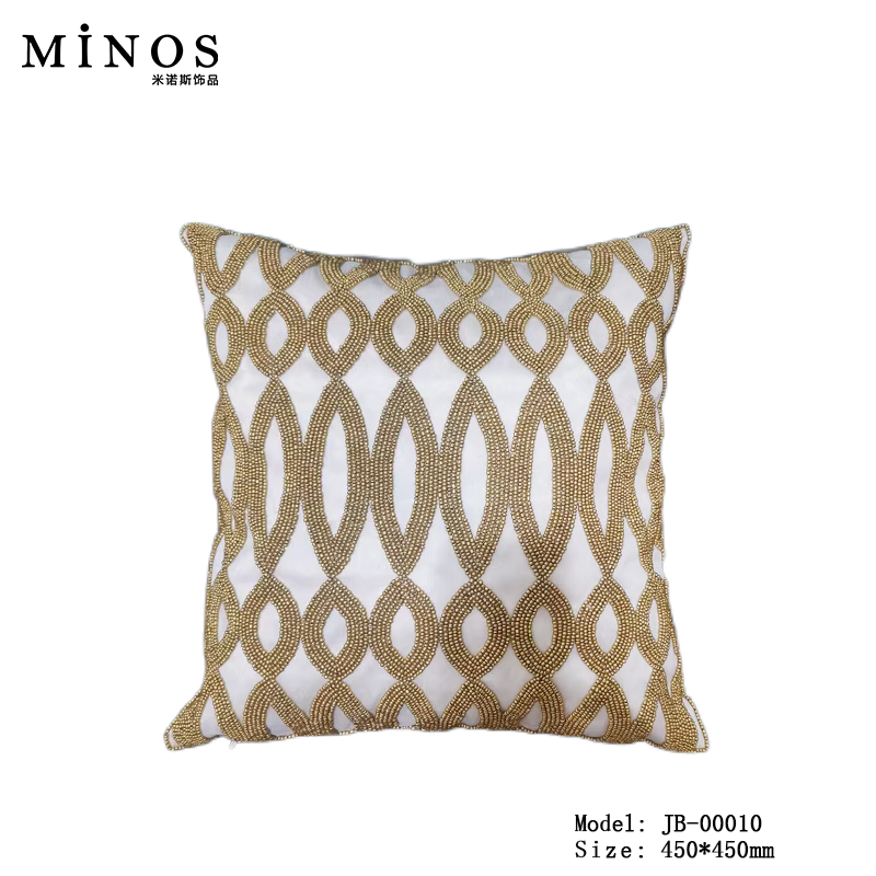 法式进口纯手工串珠布艺抱枕轻奢沙发珠片靠垫波西米亚民宿枕头套,居家布艺,腰靠垫,淘宝优惠券,粉丝福利购,淘宝优惠卷