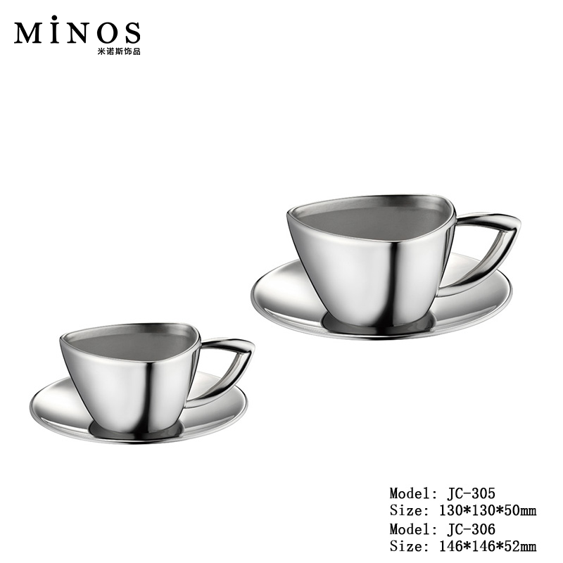 简欧美式高端酒店会所红酒杯软装设计工程高脚杯家用不锈钢咖啡杯