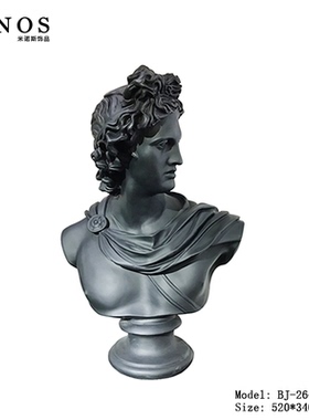 黑色大卫亚里士多德雕塑维纳斯像