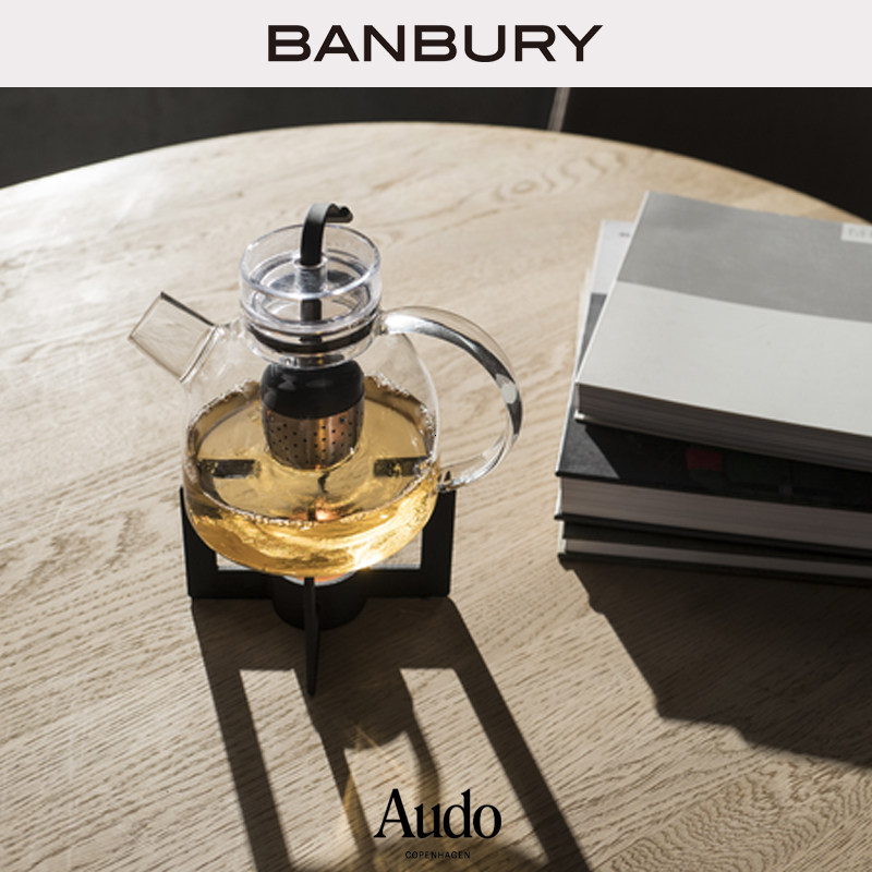 丹麦Audo｜Menu正品kettle玻璃茶壶茶杯家用耐高温过滤北欧