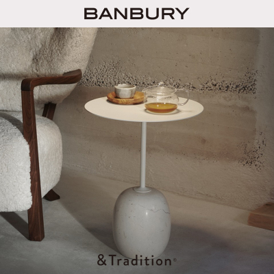 丹麦北欧大理石粉末漆面边几