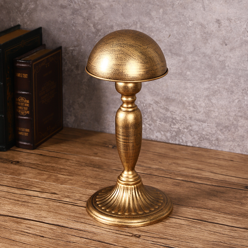 欧式复古多功能铁艺帽子挂架服装店陈列道具展示架假发撑收纳架