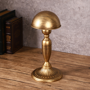 欧式复古多功能铁艺帽子挂架服装店陈列道具展示架假发撑收纳架