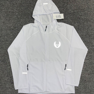 田径外套反光服俄勒冈体育衣训练健身防晒风衣计划运动马拉松跑步