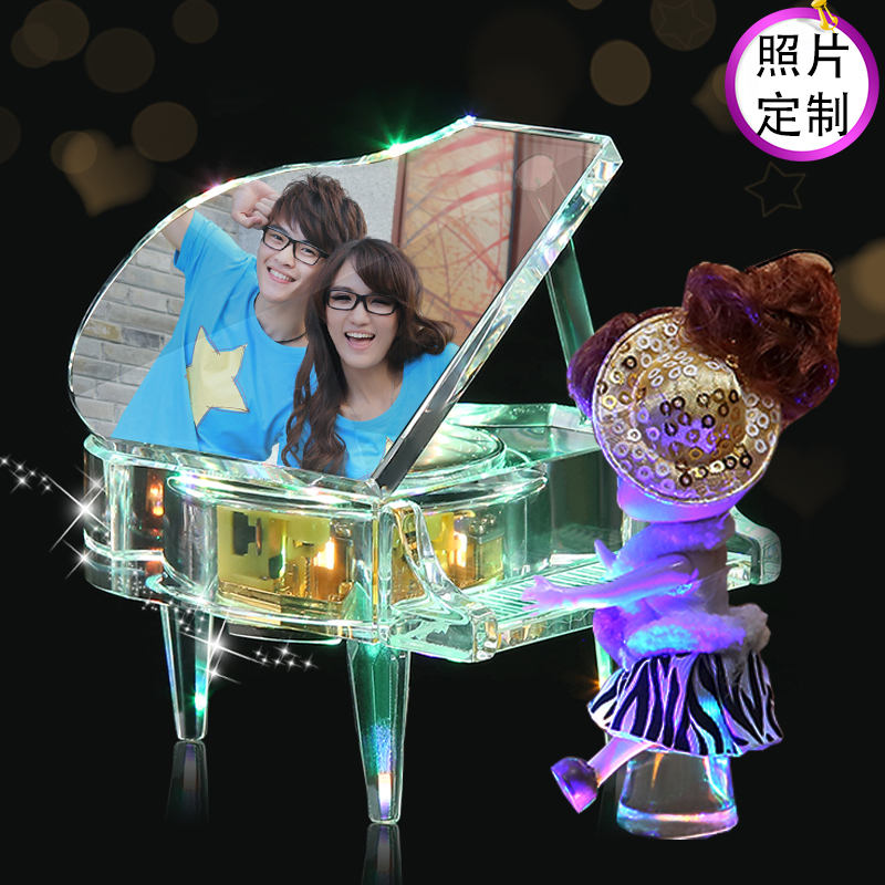 音乐盒八音盒旋转个性定制的发条钢琴女孩子浪漫高档生日礼物女生在类目 节庆用品/礼品, 创意礼品, 音乐盒中 - 来自Buy2taobao.com提供专业的淘宝代购服务