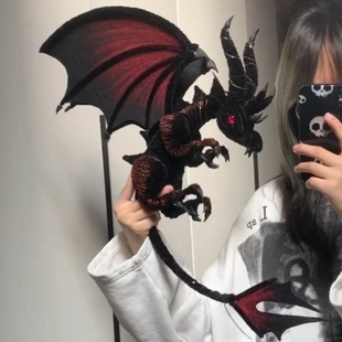 扭扭棒龙手工diy材料包自制创意恐龙儿童玩具摆件品加密毛根毛条